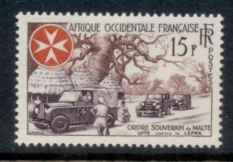 French West Africa 1957 Mobile Leprosy Clinic