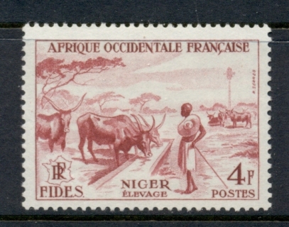 French West Africa 1956 FIDES 4f