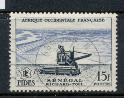 French West Africa 1956 FIDES 15f