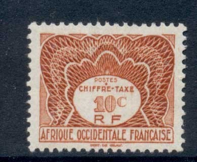 French West Africa 1947 Postage Due 10c