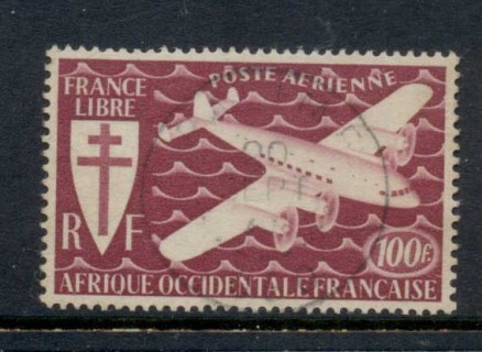 French West Africa 1945 Airpost 100f