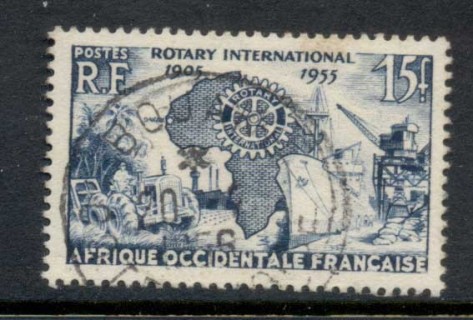 French West Africa 1955 Rotary International