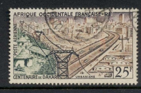 French West Africa 1958 Centenary of Dakar 25f