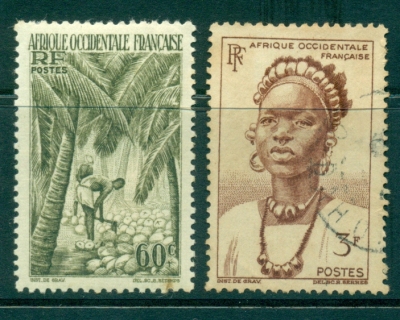 French West Africa 1947 Colonial Education Funs