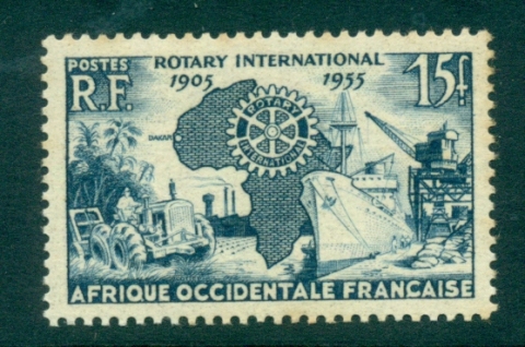 French West Africa 1955 Rotary