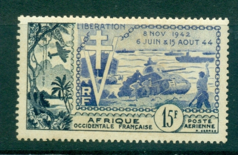 French West Africa 1954 Liberation