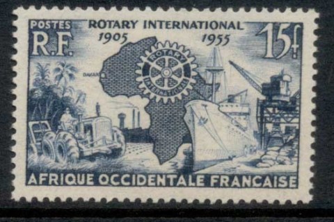 French West Africa 1955 Rotary International