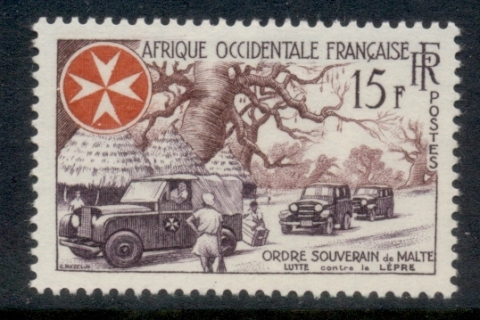 French West Africa 1957 Mobile Leprosy Clinic