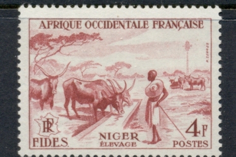 French West Africa 1956 FIDES 4f