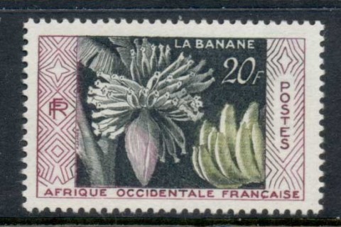 French West Africa 1958 Bananas
