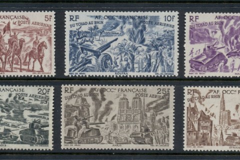 French West Africa 1946 Chad to Rhine