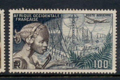 French West Africa 1954 Airmail Pictorials