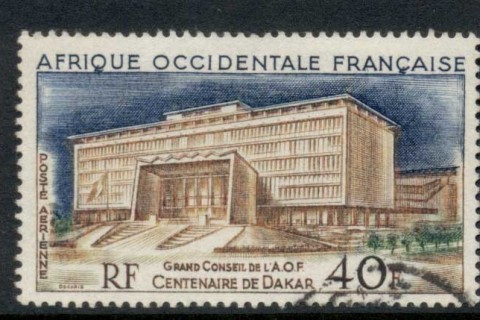 French West Africa 1958 Centenary of Dakar 40f