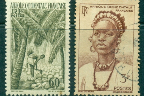 French West Africa 1947 Colonial Education Funs