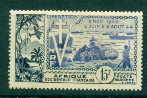 French West Africa 1954 Liberation