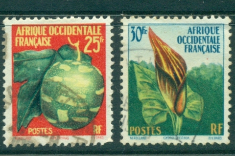 French West Africa 1958 Flowers