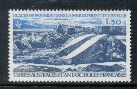 French-Antarctic-Territory-1981-Glacier-Dumont-dUrville-MUH