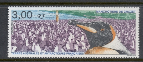 French-Antarctic-Territory-1999-Penguins-of-Crozet-island-MUH