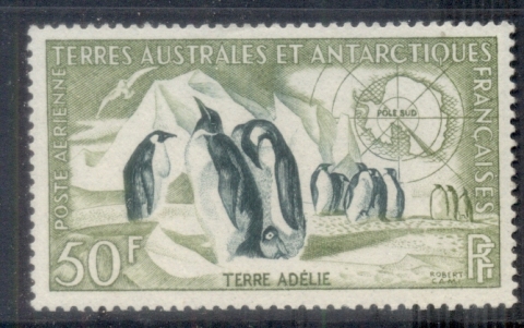 French-Antarctic-Territory-1956-Air-Mail-Bird