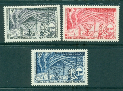 French-Antarctic-Territory-1957-International-Geophysical-year-MLH-lot38662