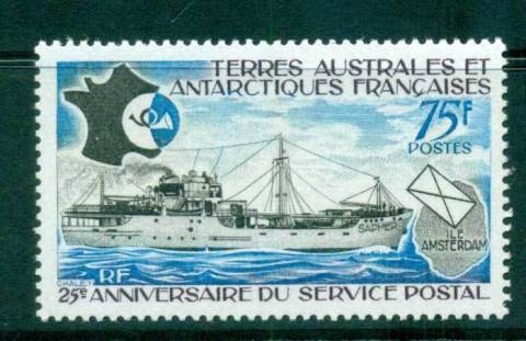 French-Antarctic-Territory-1974-Postal-Service-Anniversary-MUH-lot58928