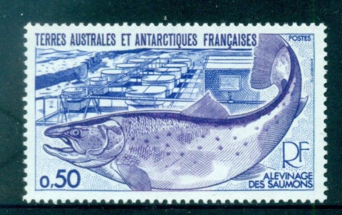 French-Antarctic-Territory-1977-50c-Salmon-Hatchery-MUH-lot56591