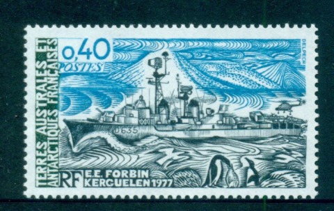 French-Antarctic-Territory-1979-40c-Destroyer-Forbin-MUH-lot56594