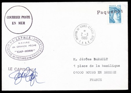 French-Antarctic-Territory-1980-Cap-Horn-Captain-Signed-cover