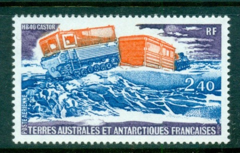 French-Antarctic-Territory-1980-HB-40-Castor-Truck-Trailer-MUH-lot56645