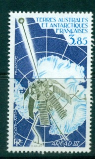 French-Antarctic-Territory-1981-ARCAD-II-satellite-MUH-lot58899