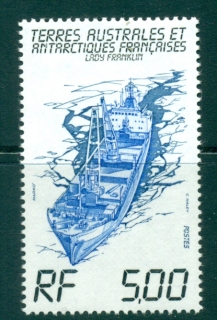 French-Antarctic-Territory-1983-5fr-Freighter-Lady-Franklin-MUH-lot38653