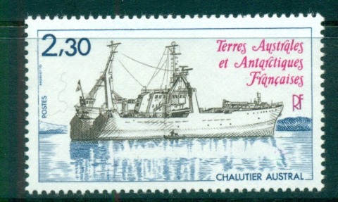 French-Antarctic-Territory-1983-Trawler-Austral-MUH-lot56609