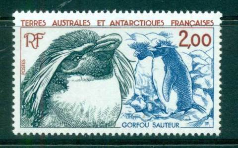 French-Antarctic-Territory-1984-2fr-Penguins-MUH-lot56627