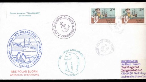 French-Antarctic-Territory-1984-MS-Polar-Bear