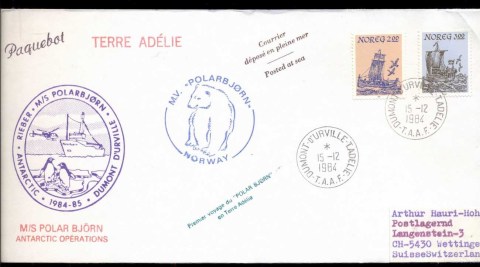 French-Antarctic-Territory-1984-Polar-Bear-Voyage