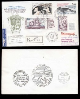 French-Antarctic-Territory-1985-35th-Antarctic-Expedition