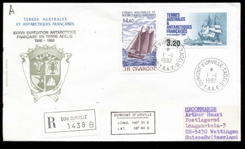 French-Antarctic-Territory-1987-37th-Antarctic-Expedition