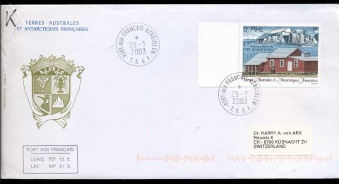 French-Antarctic-Territory-2003-Restoration-of-Port-Jeanne-dArc-cover