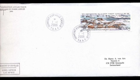 French-Antarctic-Territory-2006-Dumone-DUrville-Base-cover