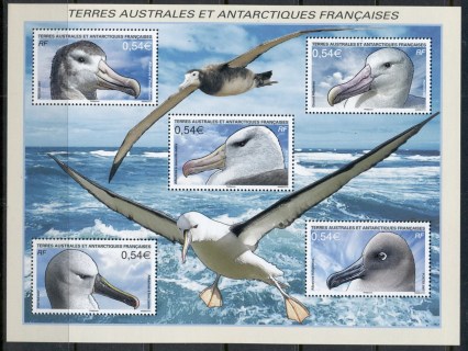 French-Antarctic-Territory-2007-Sea-Birds-MS-MUH