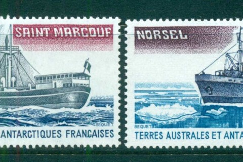 French-Antarctic-Territory-1980-Supply-Ship-Saint-Marcouf