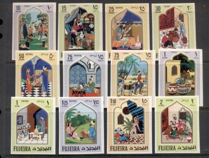 Fujeira-1967-Mi186-197B-Oriental-fairy-tales