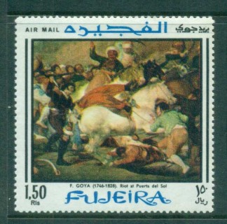 Fujeira-1968-Famous-Paintings-1r50-Airmail-MUH-lot84373