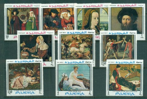 Fujeira-1968-Famous-Paintings-MUH-lot84377