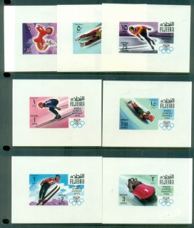 Fujeira-1968-Mi214-220DLMS-Winter-Olympics-Grenoble-6xDLMS-MLH