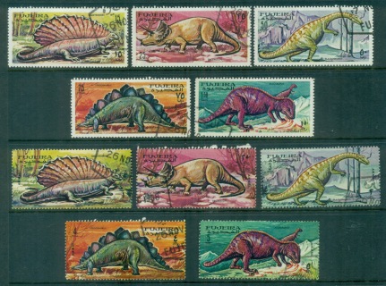 Fujeira-1968-Mi225-261-Prehistoric-Animals