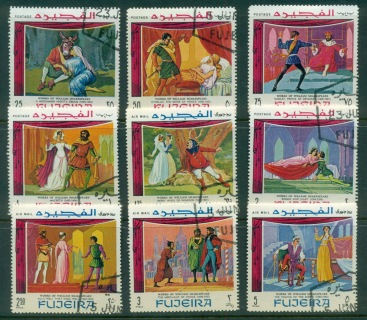 Fujeira-1969-Mi311-319-Scenes-from-Shakespeare-Plays-CTO-2