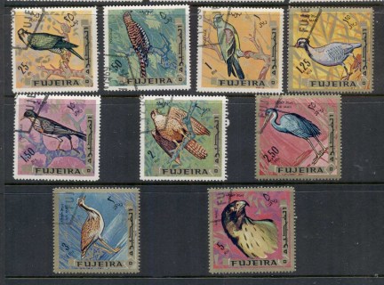 Fujeira-1969-Mi356-364-Birds-CTO