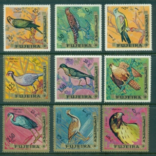 Fujeira-1969-Mi356-364-Birds-MLH