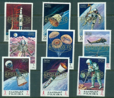 Fujeira-1969-Mi399-407-Apollo-Space-Flights